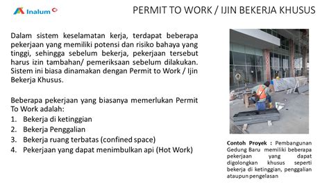 Safety Moment Permit To Work