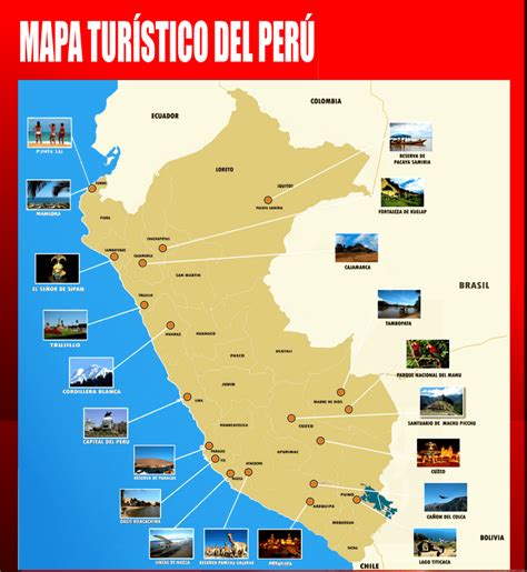 Peru Attractions Map