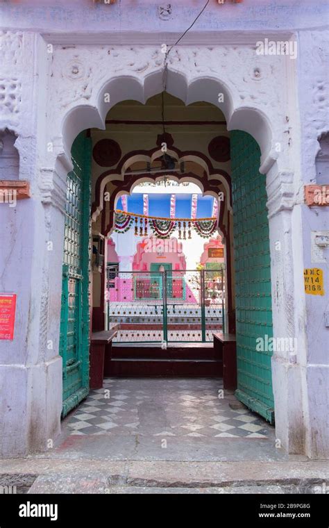 Ornate Doorway Old City Jodhpur Rajasthan India Stock Photo Alamy