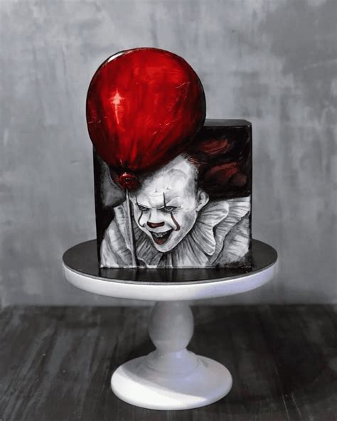 Pennywise Cake Design Images Pennywise Birthday Cake Ideas Cool Birthday Cakes Halloween