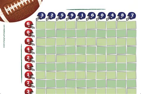 Get expert ncaa football predictions for this week, including against the spread (ats) and straight up. Free Printable Super Bowl Squares 100 grid for your NFL Pool