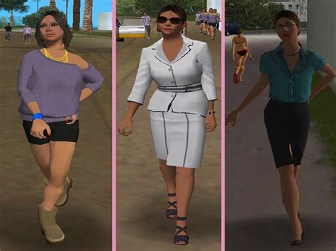 Gta Vice City New Peds Pack Woman Mod Gtainside Com