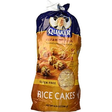 Quaker Rice Cakes Caramel 65oz Bag Pack Of 4