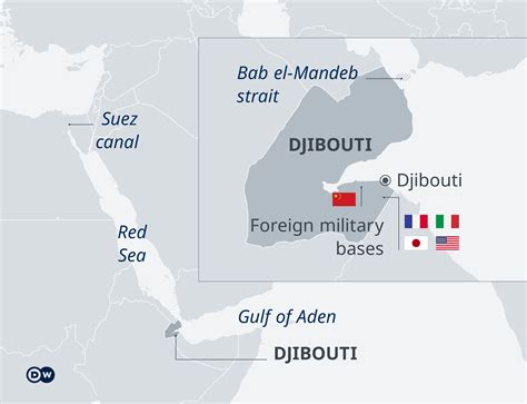 Djibouti Military Bases Map