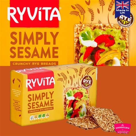 Ryvita Sesame Crisp Bread 250g Wonderfulmomlk
