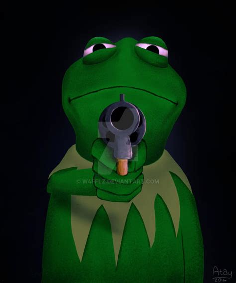 Muppets Gone Bad Kermit By W4fflz On Deviantart