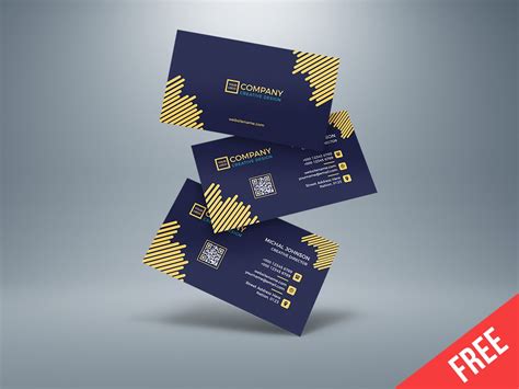 Creating professional business cards is easy with adobe spark. Free Business Card Template by hasaka on Dribbble