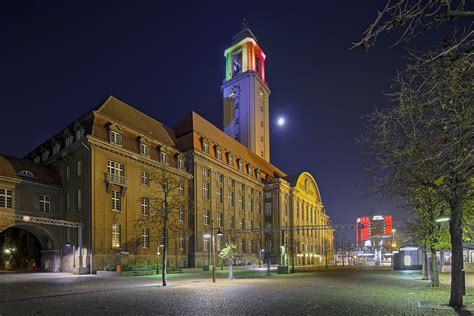 Townhall Foto And Bild Night Berlin Architektur Bilder Auf
