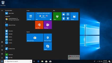 Windows 10 Pro Rs5 Incl Office 2019 Free Download All Pc World