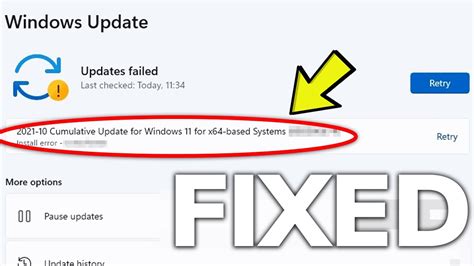 Fix Windows Update Errors In Windows 11 Youtube