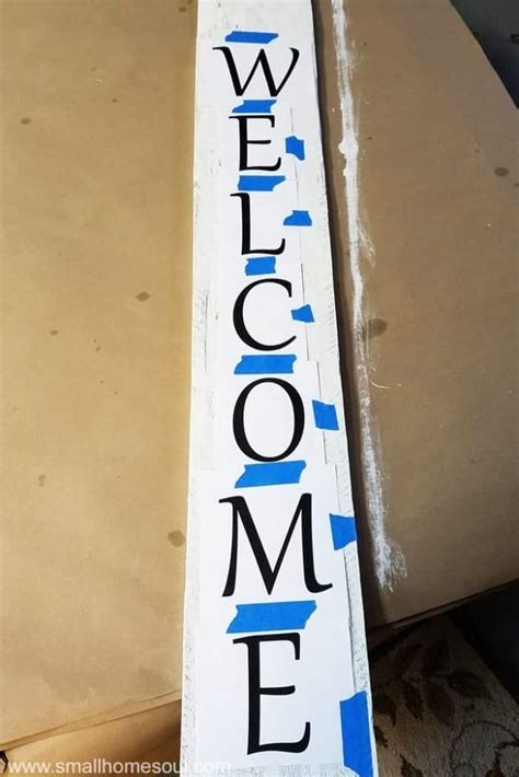 Easy Diy Welcome Sign You Can Make This Welcome Signs Front Door