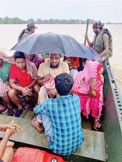 Assam Flood Situation Remains Grim With Brahmaputra Level Rising Every Min Four Missing In