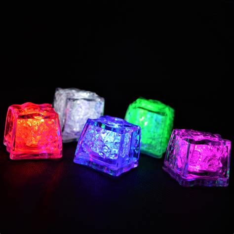 Led Multicoloured Ice Cubes 60 Off To Clear Glowtopia