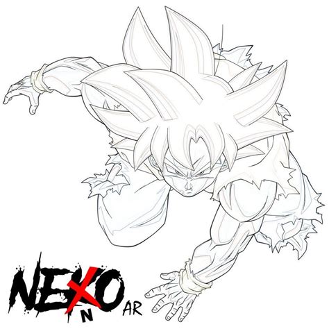 √ 100 Mais Goku Para Colorear Ultra Instinto Imagenes De Goku Para
