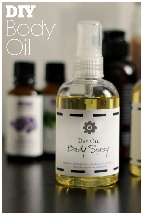 Diy Dry Oil Body Spray Great For Dealing With Dry Winter Skin Hearth