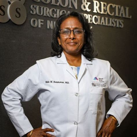 Mala Murthy Balakumar Md Facs Fascrs A Colorectal Surgeon With Colon Rectal Surgical