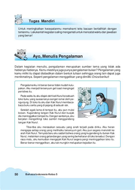 Teks Bacaan Bahasa Indonesia Kelas 5 Sd - Berbagai Teks Penting