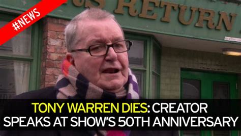 Stars Pay Tribute As Legendary Coronation Street Creator Tony Warren