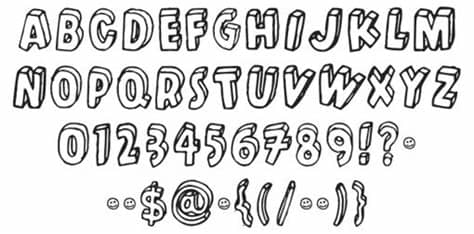 The most common script block font material is metal. font 3d - ค้นหาด้วย Google | Block letter fonts, Cursive ...