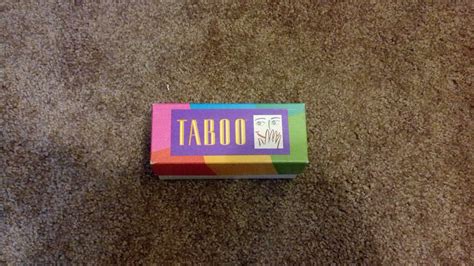 Taboo Game Milton Bradley Replacement Card Set EBay