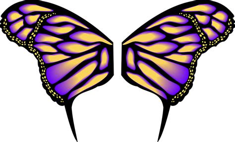 148 Vector Butterfly Wings Svg SVG PNG EPS DXF File