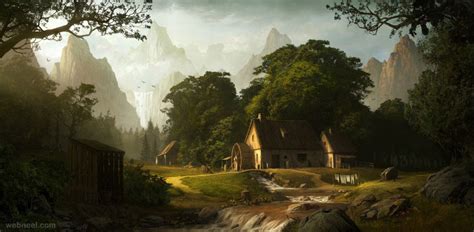 Here's a comprehensive list of the best we've seen till date. Village Digital Matte Painting 23