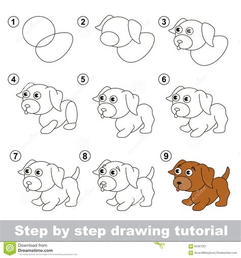 Como Dibujar Un Perro Paso A Paso Tutorial