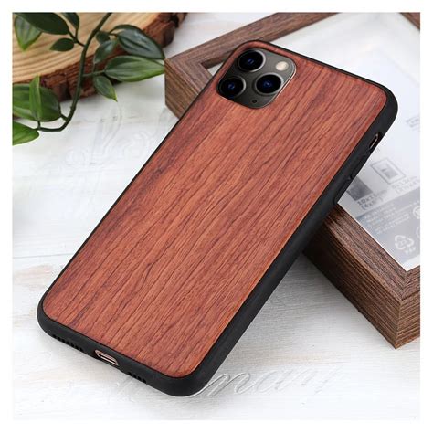 Eco Friendly For Iphone 12 Case Wood Tpu Blank Custom Engravable