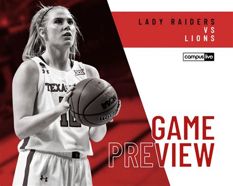 Texas Tech Lady Raiders Basketball Season Opener Preview