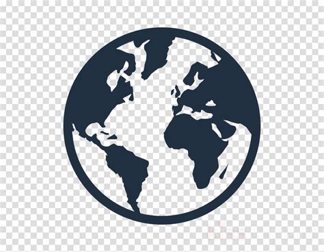 Download Globe World Logo Circle Silhouette