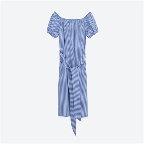 Buy Zara White And Blue Dress In Stock