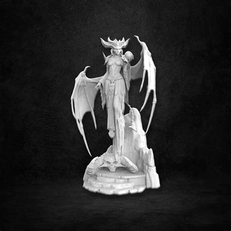 Lilith Diablo Stl Diablo Lilith 3d Model Print Files Diablo Etsy Uk