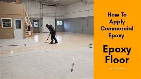 Average cost of epoxy flooring. Commercial epoxy flooring - epoxy floor coating application process - YouTube