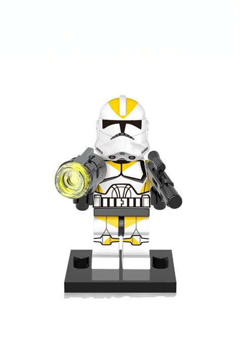 Yellow Utapau Clone Trooper Star Wars Lego Minifigure Compatible Toy