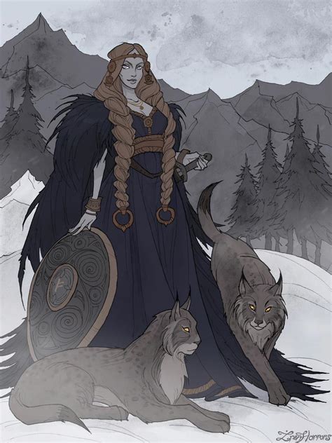 Freya By Irenhorrors On Deviantart Norse Goddess Mythology Art