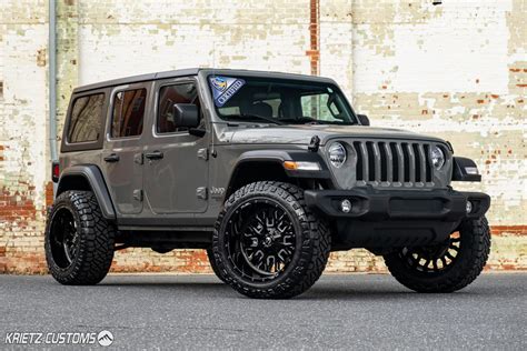 Our suspension 4 inch lift kits for the jeep wrangler jlu (4 door model) are now available. Lifted 2019 Jeep Wrangler with 22×12 Fuel Stroke and 2.5 ...