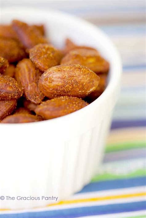 Spicy Roasted Almonds Recipe The Gracious Pantry