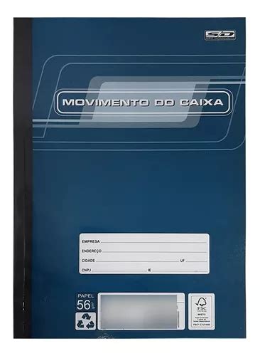 Livro Movimento Do Caixa C100 Folhas 21x31cm Sao Domingos Mercadolivre