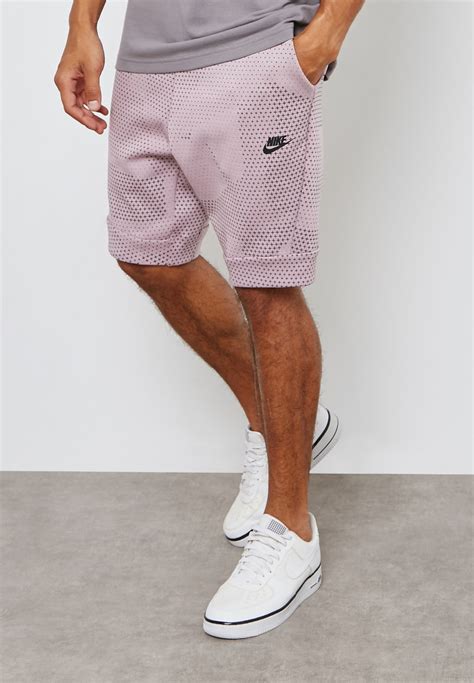 Buy Purple Nike Fleece Shorts In Stock