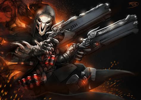 Download Reaper Overwatch Video Game Overwatch 4k Ultra Hd Wallpaper