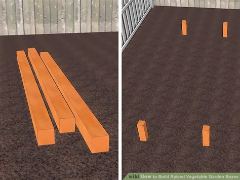 If drainage is a problem, or if the plants you are growing prefer drier soil, the bed could be taller and filled with a porous growing medium. 3 Ways to Build Raised Vegetable Garden Boxes - wikiHow