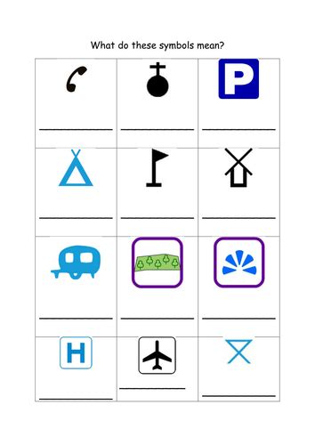 Map Symbols Teaching Resources