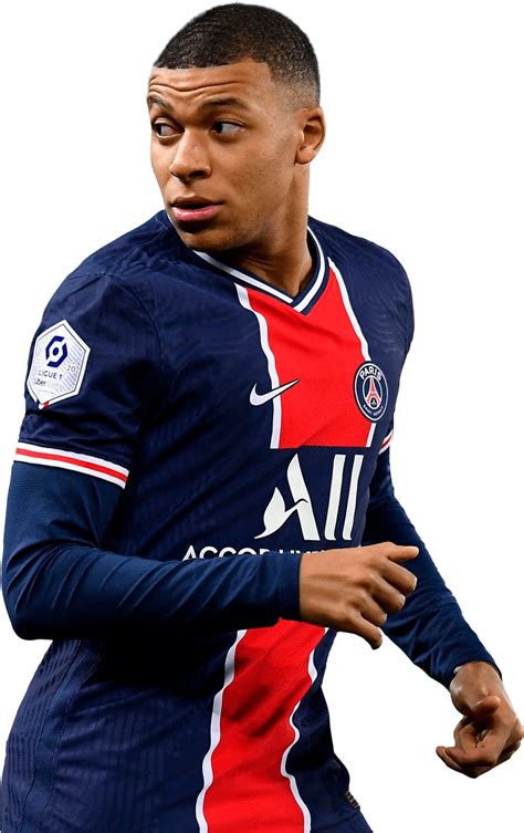 Kylian Mbappé Paris Saint Germain Football Render Footyrenders