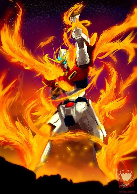 Try Burning Gundam By Ibrahammoizoos Burning Gundam Gundam Gundam