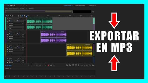 Como Exportar O Guardar Sesión Multipista En Mp3 Adobe Audition Youtube