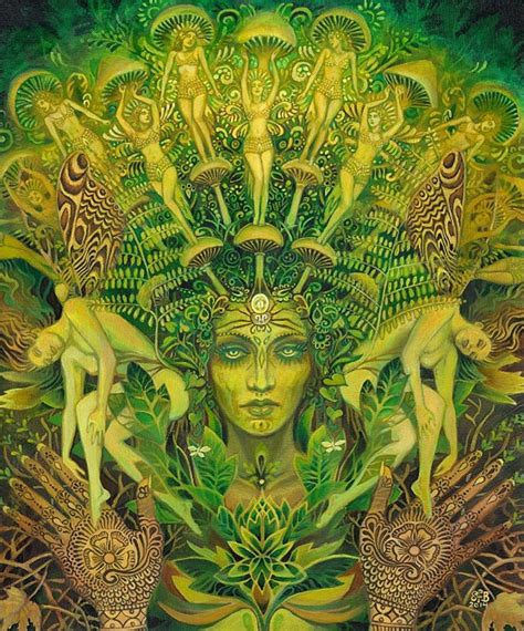 Dryad Forest Nymph Goddess Par Emily Balivet Goddess Art Pagan
