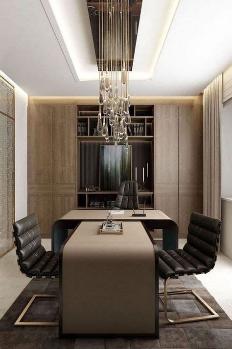 45 Elegant Home Office Decoration Ideas Executive Office Design