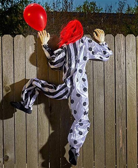 63 Life Size Climbing Clown Halloween Haunted House Prop Decor