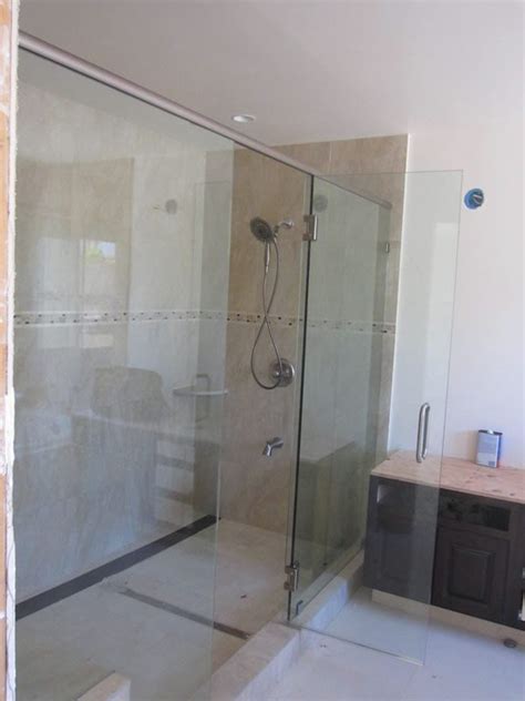 Large Shower Enclosure Patriot Glass And Mirror San Diego Ca