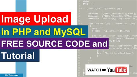 Image Upload In Php And Mysql Free Tutorial And Source Code 2024